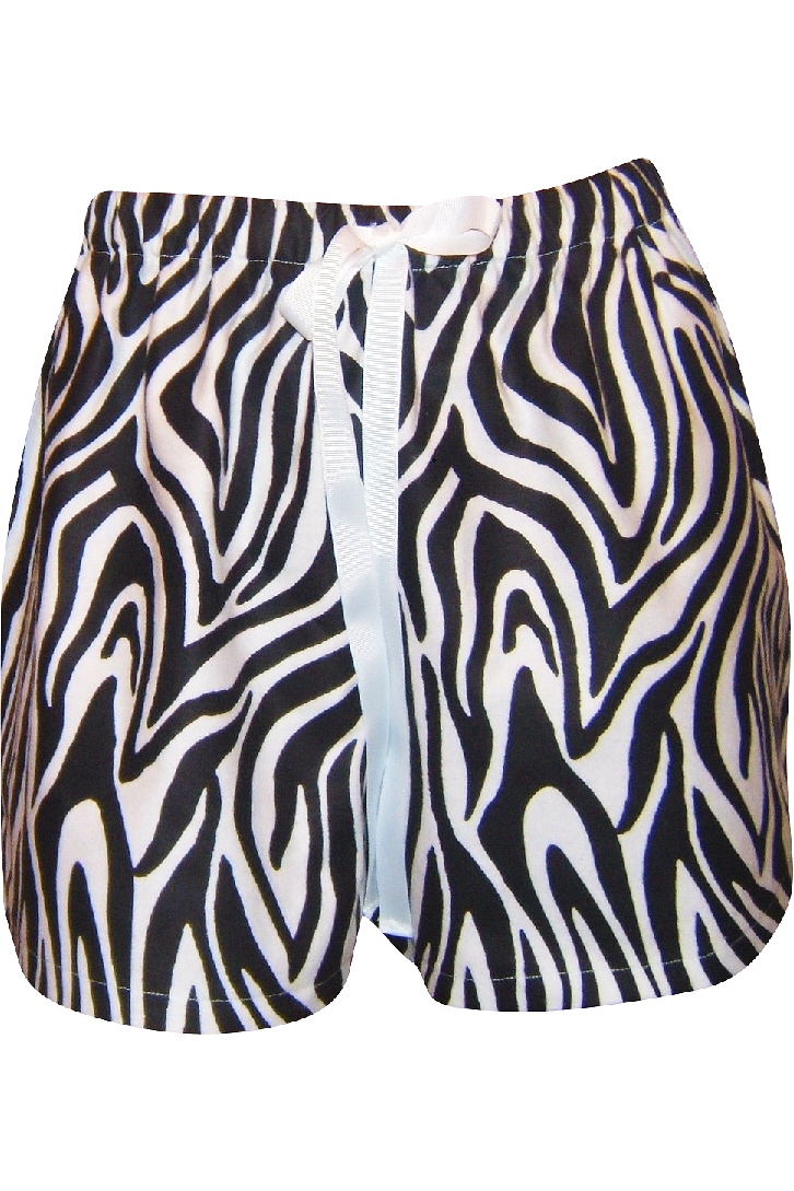 Colorful Zebra Boxer - Black