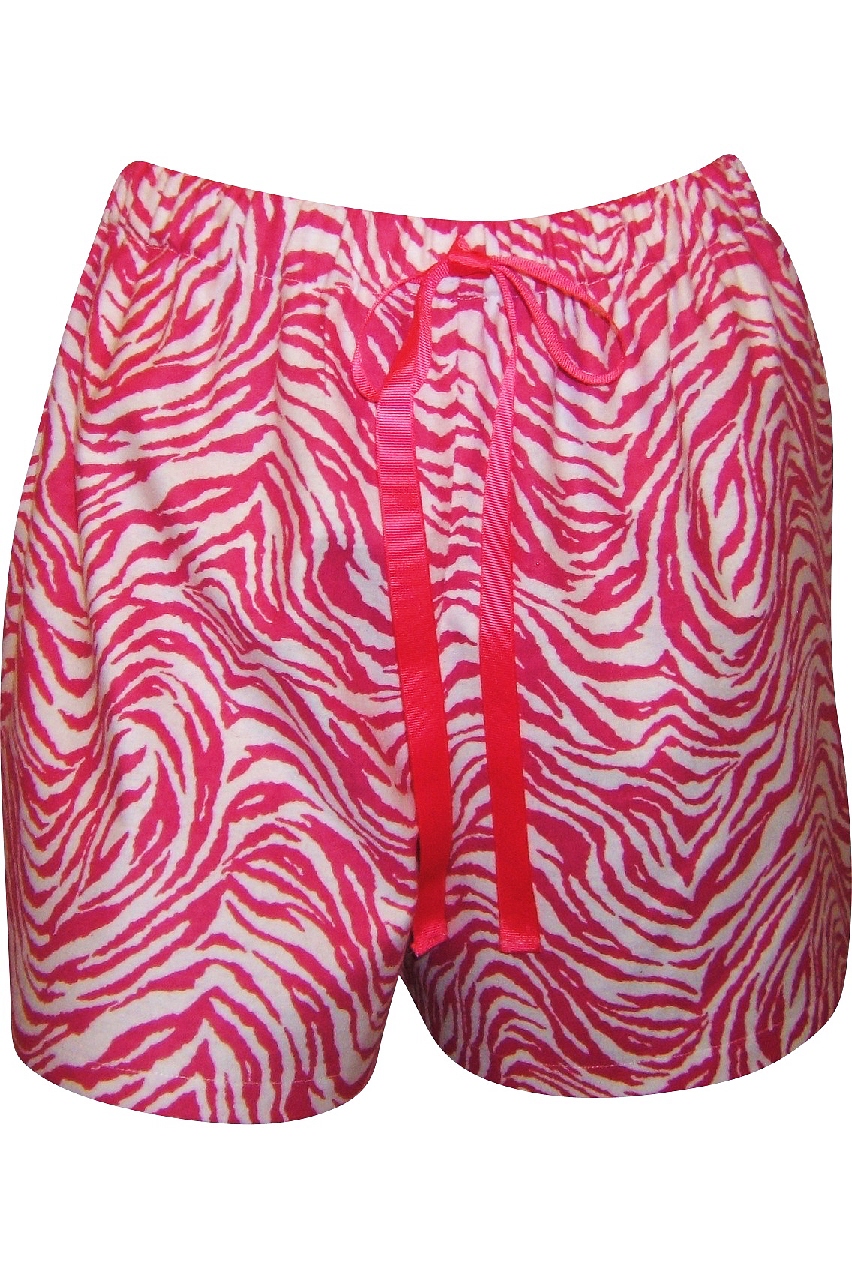 Colorful Zebra Boxer - Fuscia